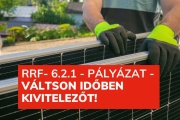 RRF-6.2.1-2021 pályázat kivitelezőváltás!